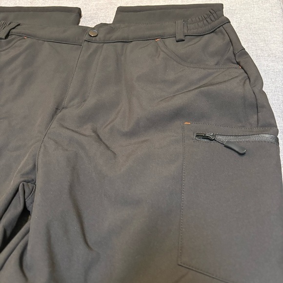 Hiking Pants Fleece Lined Winter Snow Water Resistant Soft Shell - Picture 7 of 8